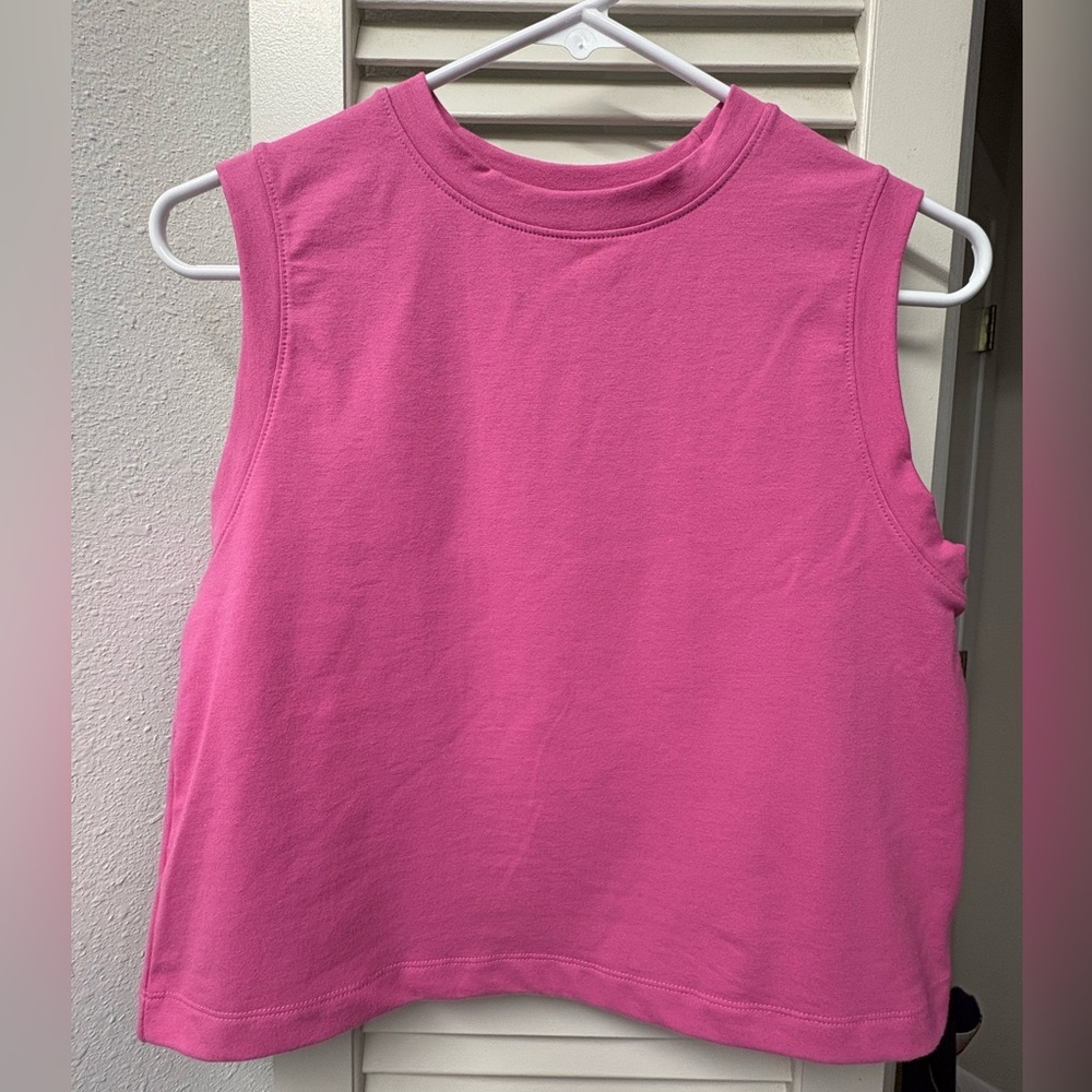 🩷a new day • pink muscle tank • XS • NWT